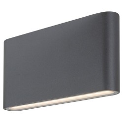 Sieninis lauko šviestuvas Nesna LED 2X 6W 3000K Šilta balta (Antracito)