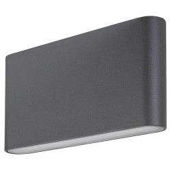Sieninis lauko šviestuvas Nesna LED 2X 6W 3000K Šilta balta (Antracito)
