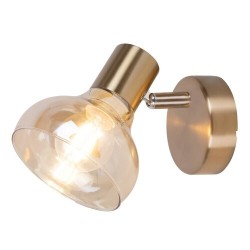 Sieninis šviestuvas Holly E14 1x MAX 40W (Sendinta Aukso)