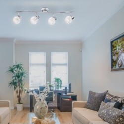 Lubinis šviestuvas Lauren E14 4x MAX 40W (Chromo)