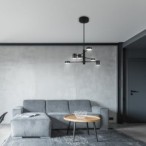 Pakabinamas šviestuvas Solomon LED 30W 4000K Neutrali balta (Matinė Juoda)