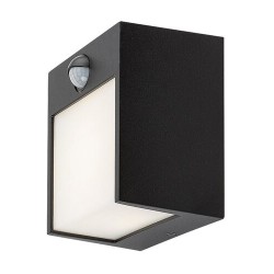 Sieninis lauko šviestuvas Balimo LED 12W 4000K Neutrali balta (Matinė Juoda)