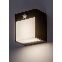 Sieninis lauko šviestuvas Balimo LED 12W 4000K Neutrali balta (Matinė Juoda)