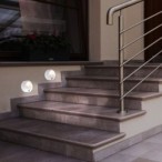 Sieninis lauko šviestuvas Amarillo LED 1.5W 3000K Šilta balta (Balta)