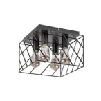 Lubinis šviestuvas Boroo E27 4x MAX 25W (Matinė Juoda)