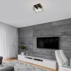 Lubinis šviestuvas Boroo E27 4x MAX 25W (Matinė Juoda)