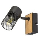 Sieninis šviestuvas Metta E14 1x MAX 40W (Ąžuolo)