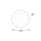 LED panelė Shaun2 LED 18W 4000K Neutrali balta (Balta)