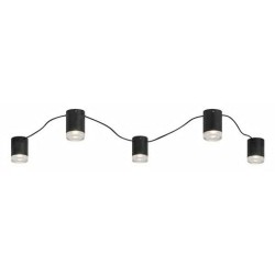 Lubinis šviestuvas Looplab G9 5x MAX 28W (Juoda)