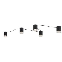 Lubinis šviestuvas Looplab G9 5x MAX 28W (Juoda)