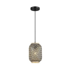 Pakabinamas šviestuvas Adalla E27 1x MAX 40W (Matinė Juoda)