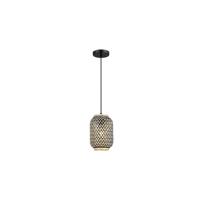 Pakabinamas šviestuvas Adalla E27 1x MAX 40W (Matinė Juoda)