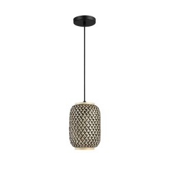 Pakabinamas šviestuvas Adalla E27 1x MAX 40W (Matinė Juoda)