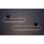 Pakabinamas šviestuvas Circado LED 48W 3000K Šilta balta (Juoda, Aukso)