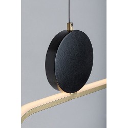 Pakabinamas šviestuvas Circado LED 48W 3000K Šilta balta (Juoda, Aukso)