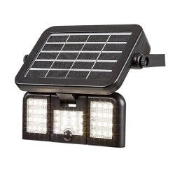 Saulės energija įkraunamas šviestuvas Lihull LED 9.6W 4000K Neutrali balta (Juoda)