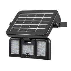 Saulės energija įkraunamas šviestuvas Lihull LED 9.6W 4000K Neutrali balta (Juoda)