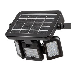 Saulės energija įkraunamas šviestuvas Lihull LED 9.6W 4000K Neutrali balta (Juoda)