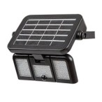 Saulės energija įkraunamas šviestuvas Lihull LED 9.6W 4000K Neutrali balta (Juoda)
