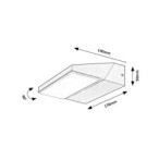 Sieninis lauko šviestuvas Senica LED 13W 4000K Neutrali balta (Juoda)