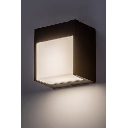 Sieninis lauko šviestuvas Balimo LED 12W 4000K Neutrali balta (Matinė Juoda)