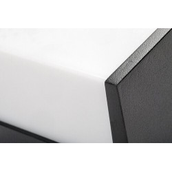 Sieninis lauko šviestuvas Balimo LED 12W 4000K Neutrali balta (Matinė Juoda)