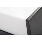 Sieninis lauko šviestuvas Balimo LED 12W 4000K Neutrali balta (Matinė Juoda)