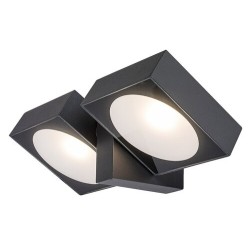 Sieninis lauko šviestuvas Telde LED 14W 3000K Šilta balta (Antracito)