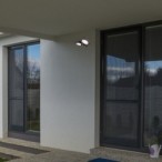 Sieninis lauko šviestuvas Telde LED 14W 3000K Šilta balta (Antracito)