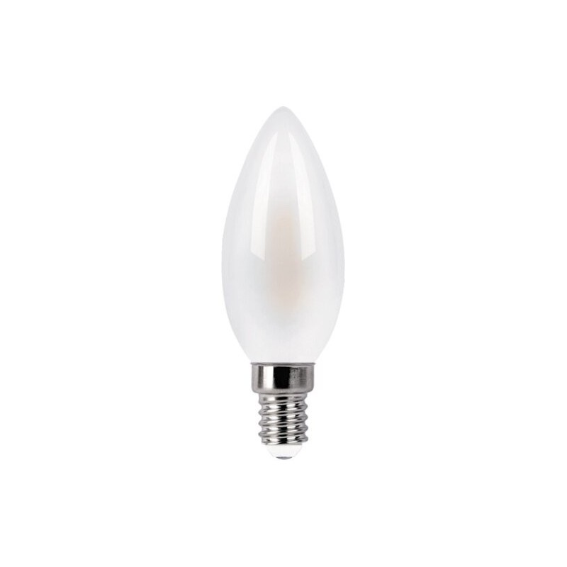 LED lemputė E14 Filament-LED 4W C35 4000K Neutrali balta