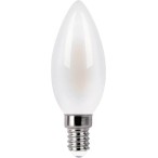 LED lemputė E14 Filament-LED 4W C35 4000K Neutrali balta
