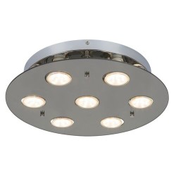 Lubinis šviestuvas Naomi GU10 7x MAX 15W 3000K Šilta balta (Chromo)