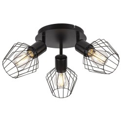 Lubinis šviestuvas Belano E27 3x MAX 40W (Juoda)