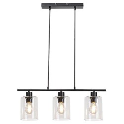 Pakabinamas šviestuvas Miroslaw E27 3x MAX 40W (Matinė Juoda)