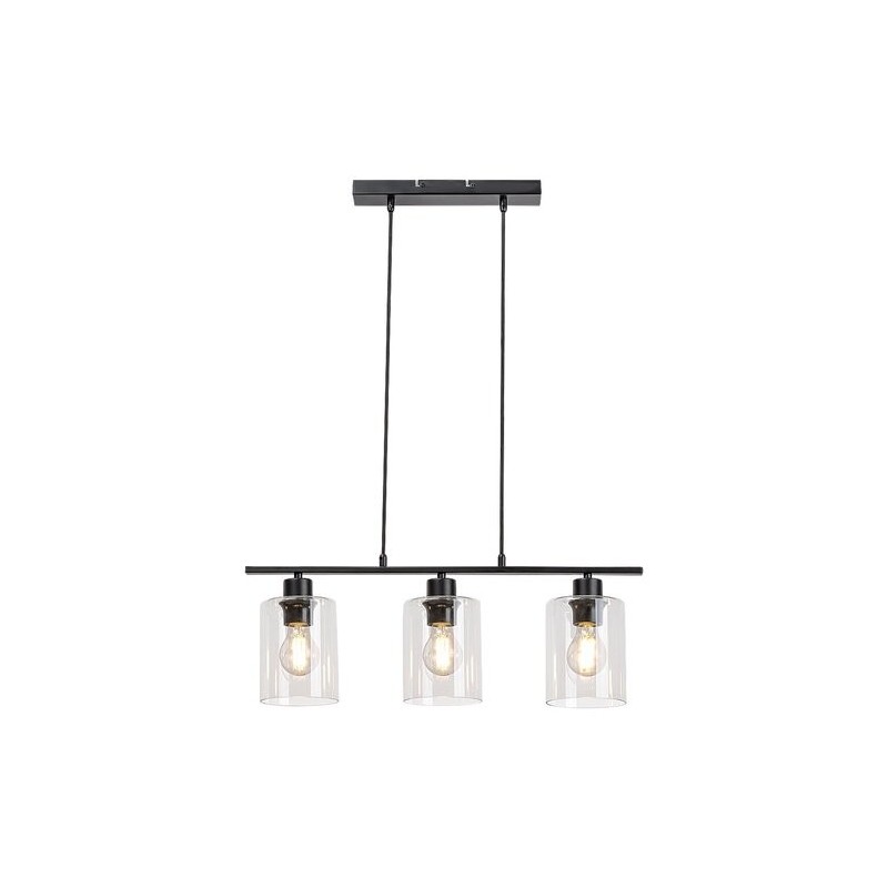 Pakabinamas šviestuvas Miroslaw E27 3x MAX 40W (Matinė Juoda)
