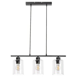 Pakabinamas šviestuvas Miroslaw E27 3x MAX 40W (Matinė Juoda)