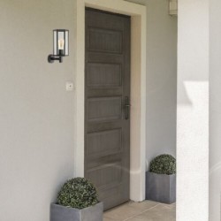 Sieninis lauko šviestuvas Dubrovnik E27 1x MAX 40W (Matinė Juoda)