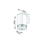 Sieninis lauko šviestuvas Sintra GU10 1X MAX 25W (Matinė Juoda)