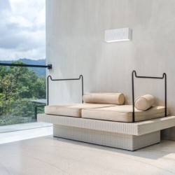 Sieninis lauko šviestuvas Maribor LED 12W 4000K Neutrali balta (Balta)