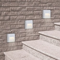 Sieninis lauko šviestuvas Trento LED 3W 4000K Neutrali balta (Balta)