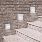 Sieninis lauko šviestuvas Trento LED 3W 4000K Neutrali balta (Balta)