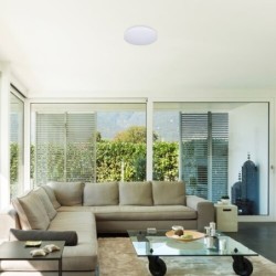 Lubinis šviestuvas Cerrigen LED 48W 3000-6500K CCT keičiama balta spalva (Balta)