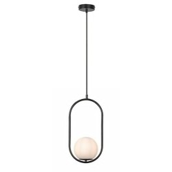 Pakabinamas šviestuvas Ghita E27 1x MAX 20W (Juoda)
