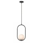 Pakabinamas šviestuvas Ghita E27 1x MAX 20W (Juoda)