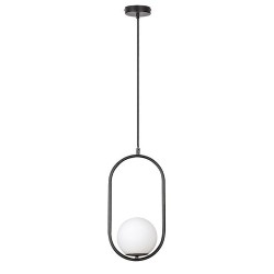 Pakabinamas šviestuvas Ghita E27 1x MAX 20W (Juoda)