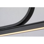 Pakabinamas šviestuvas Elia LED 25W 3000K Šilta balta (Matinė Juoda)