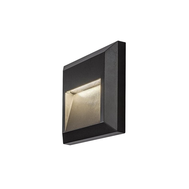 Sieninis lauko šviestuvas Trento LED 4W 4000K Neutrali balta (Antracito)