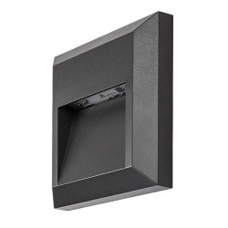 Sieninis lauko šviestuvas Trento LED 4W 4000K Neutrali balta (Antracito)