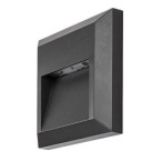 Sieninis lauko šviestuvas Trento LED 4W 4000K Neutrali balta (Antracito)