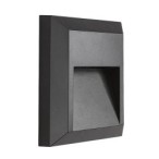 Sieninis lauko šviestuvas Trento LED 4W 4000K Neutrali balta (Antracito)